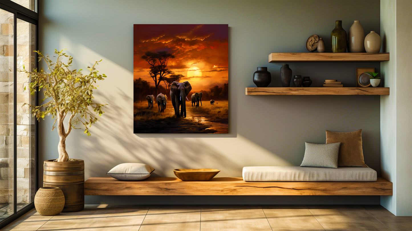 "African Sunset Horizon"