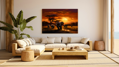 "African Sunset Horizon"