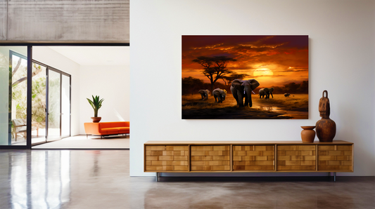 "African Sunset Horizon"